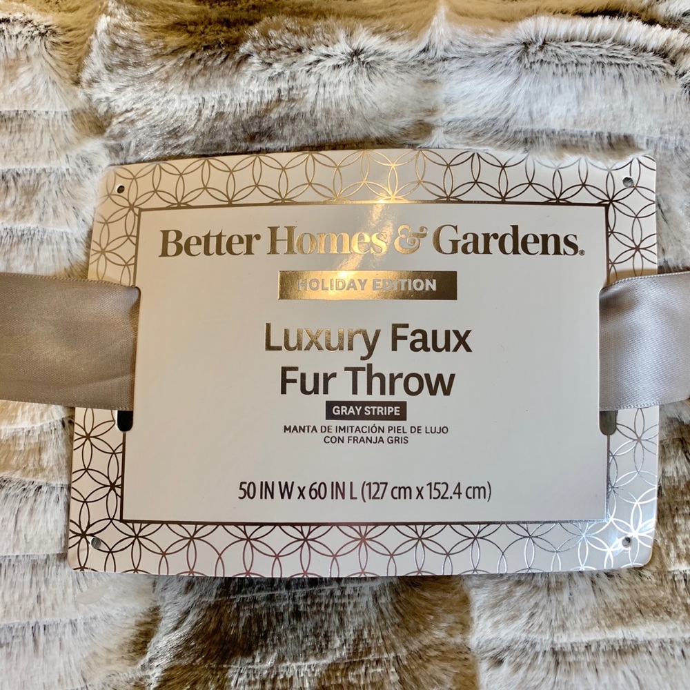 Luxury Faux Fur Throw~Super Soft!
